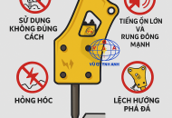 Những lỗi thường gặp khi sử dụng búa phá đá