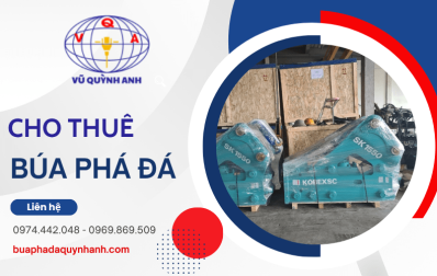 Cung cấp, cho thuê búa phá đá uy tín - Đồng hành cùng mọi công trình