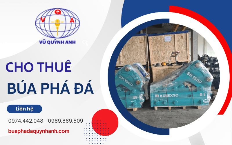cho thuê búa phá đá